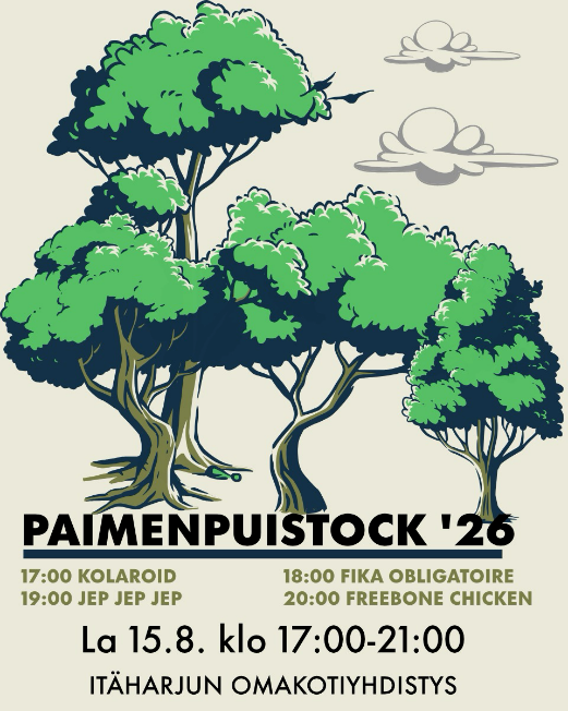 Paimenpuistock ‘26 -juliste